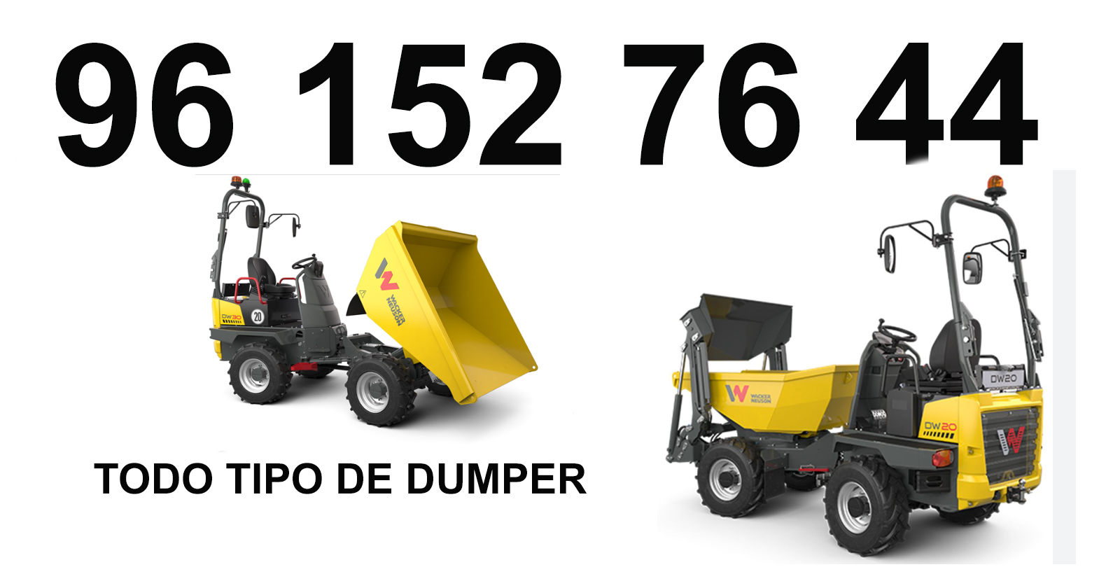 Mejores ofertas en alquiler Dumper sobre Orugas Sant Joanet