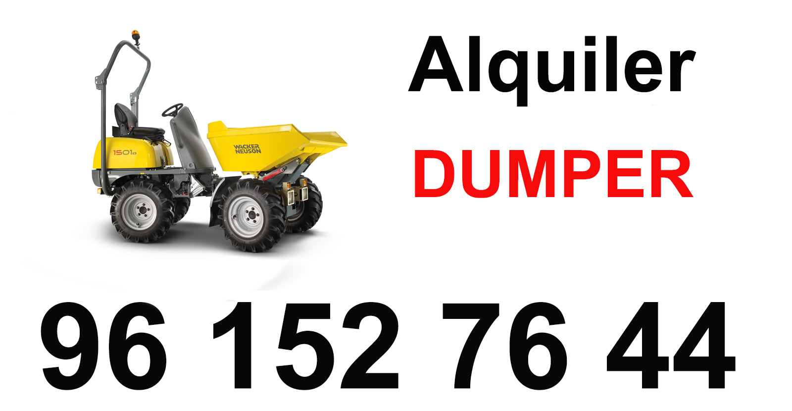 Alquiler Dumper sobre Orugas Sant Joanet